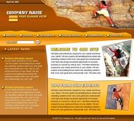 登山公司网站模板