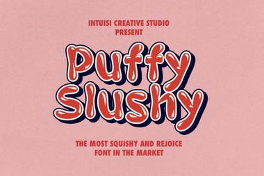 Puffy slushy字体