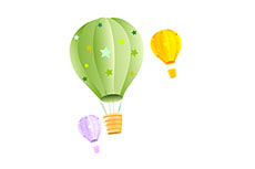 三个氢气球飞flash动画