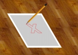 X字母书写教学flash动画