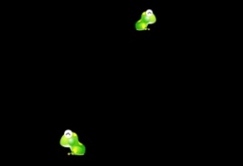 可爱卡通两只青蛙跳flash动画