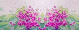 紫丁香对称特效flash动画