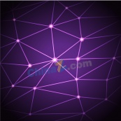 紫色科技抽象矢量图