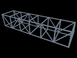 桁架3D模型设计