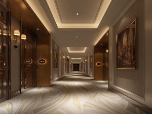 酒店走廊3D模型设计