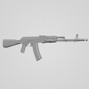 Ak-74长枪3D模型