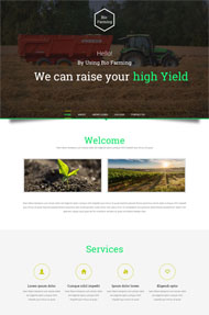 生态农业园区规划网站模板