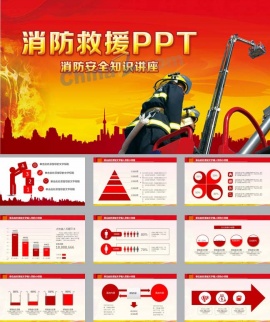 免费消防安全ppt模板下载