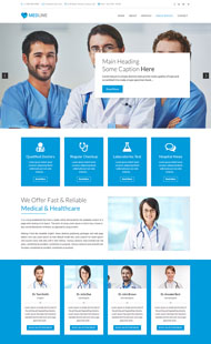 响应式医疗健康网站模板