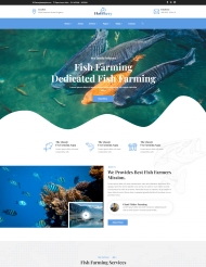 鱼类养殖技术服务公司网站模板