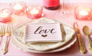 浪漫温馨餐具图片
