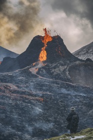火山喷发摄影图片