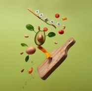 创意健康果蔬美食摄影图片