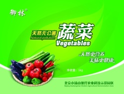无公害蔬菜PSD宣传海报设计