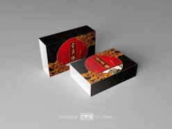 赏真缘阿胶糕包装盒PSD