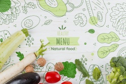 健康有机食物banner设计