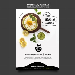 健康养生食物海报设计