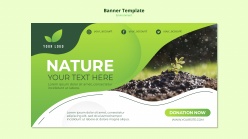 绿色植物网页模板设计