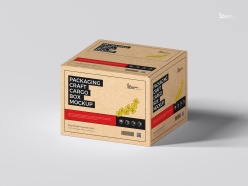 方形纸盒包装样机设计
