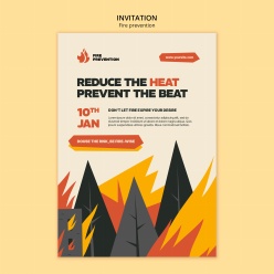 森林防火公益海报设计PSD
