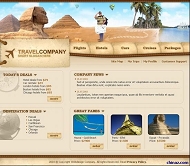 旅游公司模板