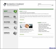 商务公司网站模板