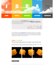 平面设计师CSS网页模板