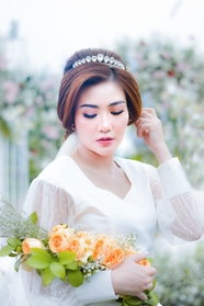 印度尼西亚美女婚纱照图片