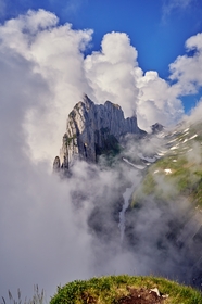 瑞士阿尔卑斯山风景摄影图片