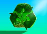 回收生态系统绿色环保图片