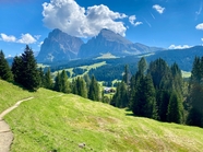 阿尔卑斯山脉绿色风景图片