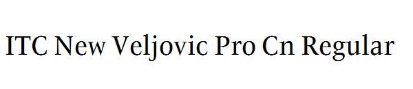 ITC New Veljovic Pro Cn Regular