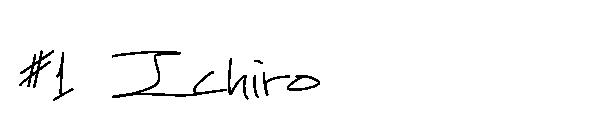 #1 Ichiro字体