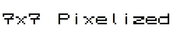 7x7  Pixelized字体