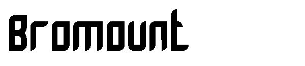 Bromount字体