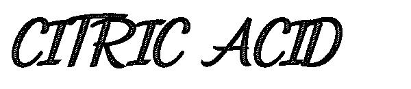 CITRIC ACID字体
