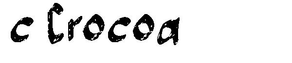 c Crocoa字体
