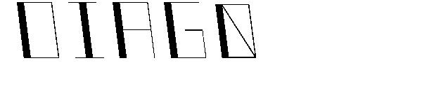 DIAG0字体