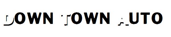 Down Town Auto字体