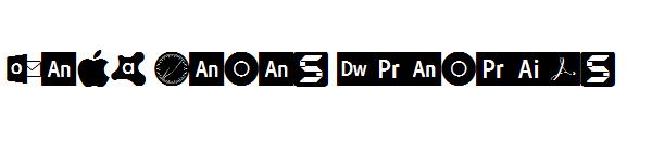 Font Logos Programs字体