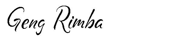 Geng Rimba字体