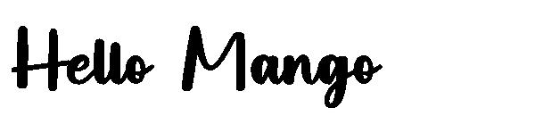 Hello Mango字体