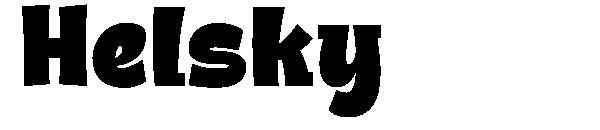 Helsky字体