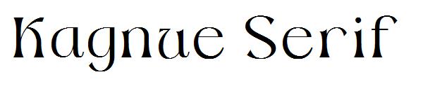Kagnue Serif字体