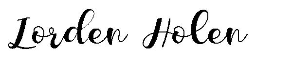 Lorden Holen字体