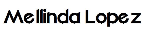 Mellinda Lopez字体