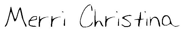 Merri Christina字体
