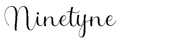 Ninetyne字体