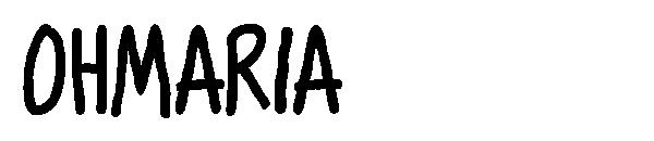 OhMaria字体