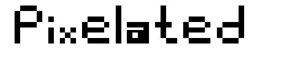 Pixelated字体